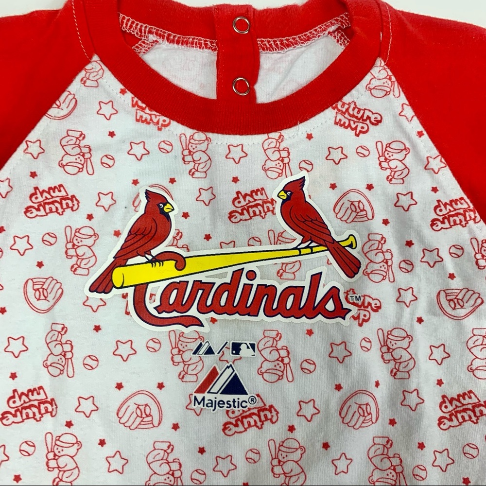 St. Louis Cardinals One Piece 6-9M - Picture 2 of 8